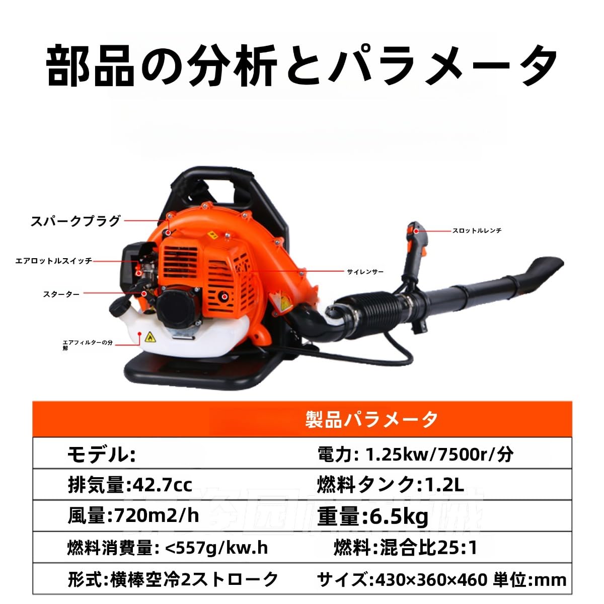 Amazon.co.jp: エンジンブロワー 落ち葉バキューム バキューム 排気量